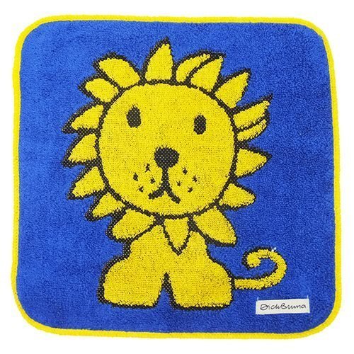 ミッフィー[ミニタオル]ジャガードタオルハンカチ/イエローライオン ディックブルーナ,ディック・ブルーナ,