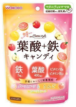 ママスタイル 葉酸+鉄キャンディ 78g,ママスタイル 葉酸＋鉄キャンディ,