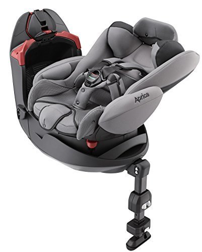 Aprica (アップリカ) 回転式「ベッド型」チャイルドシート フラディアグロウ STD シンプルグレーGR 【側突事故考慮設計+ショックキャッチ構造】 93521,フラディアグロウスタンダード,