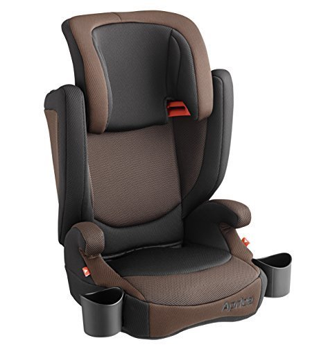 Aprica (アップリカ) エアライド ライドブラウンBR 軽量ジュニアシート 3歳頃からのロングユース仕様 (両サイドドリンクホルダー付) 93489,エアライド,