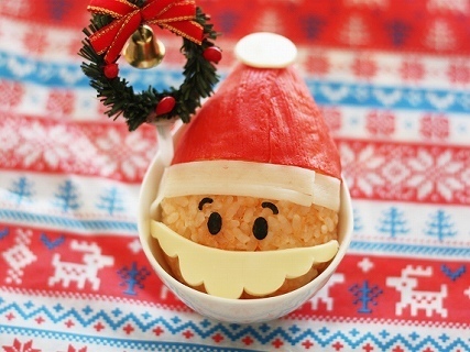 サンタおにぎり,クリスマス,レシピ,