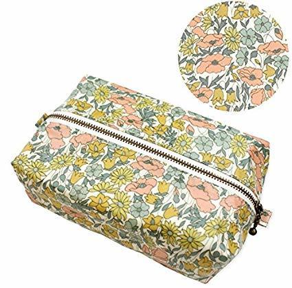 よつば洋品店オリジナル リバティ おしりふきポーチ ≪日本製≫ ポピー＆デイジー(ベージュ),おしりふき,ポーチ,