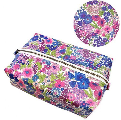 よつば洋品店オリジナル リバティ おしりふきポーチ ≪日本製≫ マーガレットアニー（ピンク×(/ブルー) 【QO-YY136】,おしりふき,ポーチ,