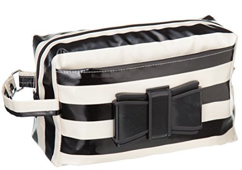 エクリチュール ビタットなどを貼って使えるおむつポーチ(ブラックボーダー),おしりふき,ポーチ,