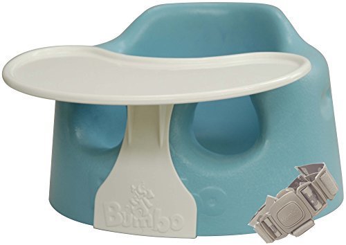 Bumbo バンボ コンボ プレートレイ付き ベビーソファ 【正規総輸入元】 後から付けられる専用腰ベルト入り ブルー,ローチェア,ベビー,