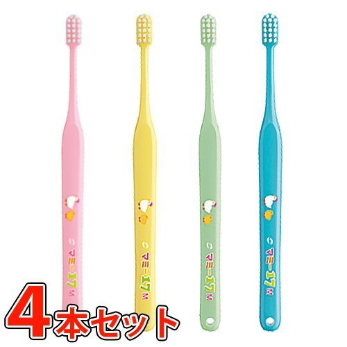オーラルケア マミー17 歯ブラシ 4本 (ミディアム（M）),仕上げ磨き,歯ブラシ,
