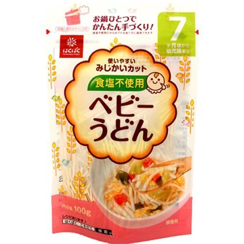 はくばく ベビーうどん 100g,離乳食,うどん,中期
