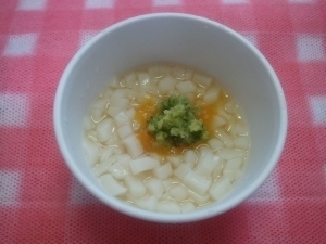 離乳食・中期☆うどん×かぼちゃ＆ブロッコリー,離乳食,うどん,中期