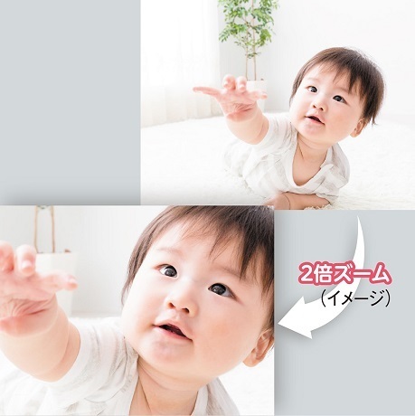 便利な2倍ズーム,ベビーモニター,お昼寝,