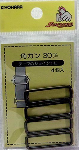 角かん　30ミリ　アンティックゴールド　4個入り　13-123,手作り,リュック,
