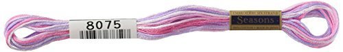 ルシアン コスモ 刺しゅう糸 Seasons 25番・#25 ぼかし 8075,手作り,ヘアゴム,