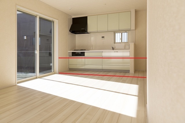 新築のLDK,ベビーゲート,ベビーサークル,