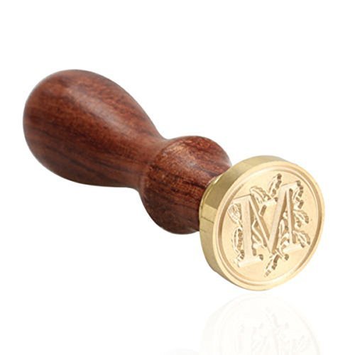 YideaHomeグリーティング　ワックス　シール　印鑑 手紙 スタンプ　ラベル　印鑑 アルファベット 　直径25mm 趣味　おしゃれ,手作り,カード,