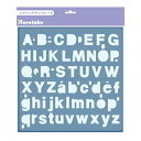 呉竹　アルファベットテンプレート　af-1sbtp208-27　★★★【メーカー取り寄せ品】,手作り,カード,