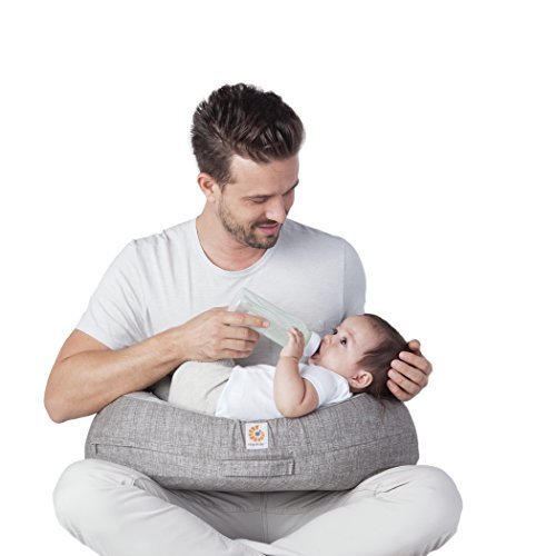 エルゴベビー(Ergobaby) 【授乳まくら】 ナチュラルカーブ・ナーシングピロー グレー FDEG101015 【日本正規品保証付】,授乳クッション,抱き枕,
