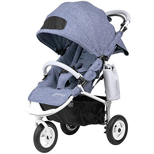 エアバギー AirBuggy ココ ブレーキ エクストラ メランジデニム 3輪ベビーカー メッシュクッション内蔵・専用レインカバー付き ABLI0145,ランキング,ベビーカー,一戸建て 自動車主体