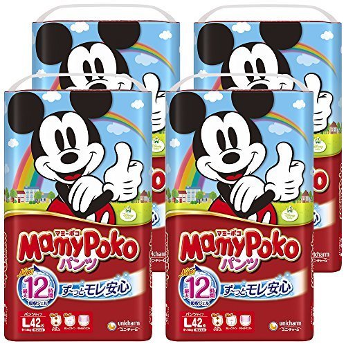 【Amazon.co.jp限定】マミーポコ パンツ L (9~14kg) 168枚(42枚×4)【ケース販売】,ランキング,おむつ,痩せ型体型 男の子