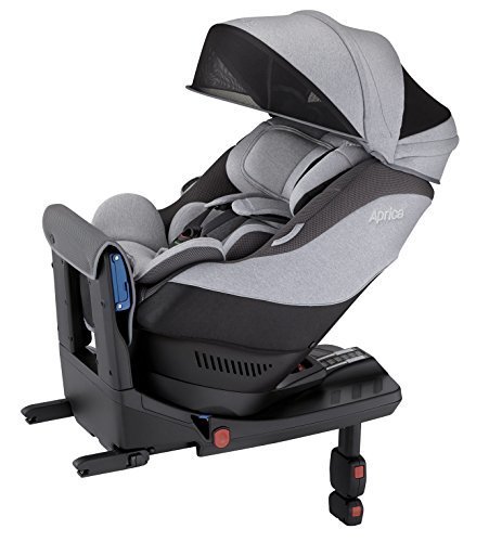 Aprica (アップリカ) 回転式チャイルドシート クルリラ AC グレー GR 【ISOFIX固定&ベルト固定両方可能】 フットステップ付き 2016315,ランキング,チャイルドシート,SUV