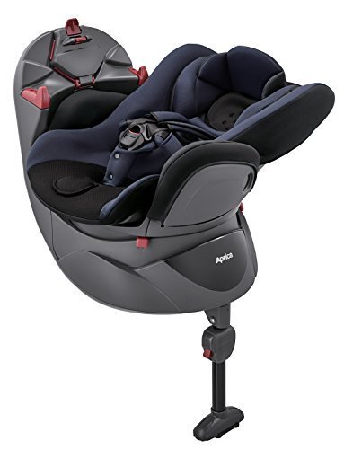 Aprica (アップリカ) 回転式チャイルドシート ディアターン プラス ネイビー NV ベッド&イス型3ステップタイプ 【やわらかクッション搭載】 2022072,ランキング,チャイルドシート,SUV