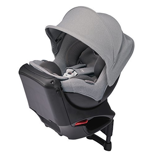 エールベベ 『日本製・安心トリプル保証付』回転型チャイルドシート クルットNT2ノーブルプレミアム 【シートベルト取付】 新生児から4歳用(360度回転/サンシェード付/洗濯機で洗えるカバー) ナチュラルグレー ALB876,ランキング,チャイルドシート,SUV