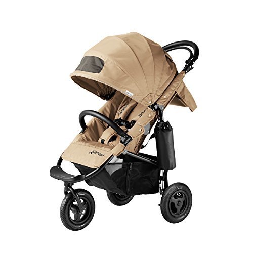エアバギー AirBuggy ココ ブレーキ エクストラ キャメル 3輪ベビーカー メッシュクッション内蔵・専用レインカバー付き AB4528,ランキング,ベビーカー,集合住宅(エレベーター無) 自動車主体