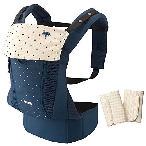 Aprica (アップリカ) 抱っこひも コラン ハグ オリジナル キングダムネイビーNV (つかれにくい腰ベルトタイプ よだれパッド付) 39445 【新SG対応モデル】,ランキング,抱っこひも,ママ 身長150cm未満