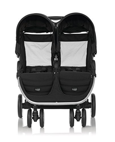 britax ベビーカー B-AGILE ダブル コスモブラック 双子 二人乗り用 1ヶ月~4歳頃対象 【日本正規品保証付】 BRX23161,2人乗りベビーカー,
