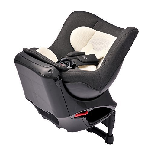 エールベベ 『日本製・安心トリプル保証付』回転型チャイルドシート 360ターンSIII 【シートベルト取付】 新生児から4歳用(360度回転型) ナチュラルブラック ALB802,ランキング,チャイルドシート,軽自動車
