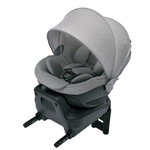 エールベベ 『日本製・安心トリプル保証付』回転型チャイルドシート クルット4i プレミアム 【ISOFIX取付】 新生児から4歳用 (360度 サイレントターン/ふわふわヘッドクッション/ワイドサンシェード/洗濯機で洗えるカバー) ナチュラルグレー BF866,ランキング,チャイルドシート,軽自動車