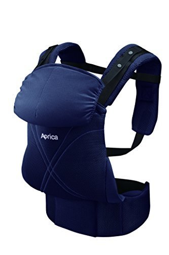 Aprica (アップリカ) 抱っこひも コラン ハグ AB リュクス ネイビー NV (つかれにくい腰ベルトタイプ + 新生児シート同梱 + 5Wayタイプ) 39457 【新SG対応モデル】,抱っこ紐,おすすめ,