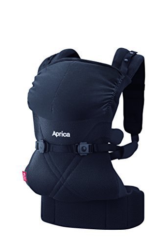 Aprica (アップリカ) 抱っこひも コラン CTS AB リュクス ブラック BK 4WAYタイプ 【疲れにくい腰ベルト & モッチリ肩パッド付】 39571,抱っこ紐,おすすめ,