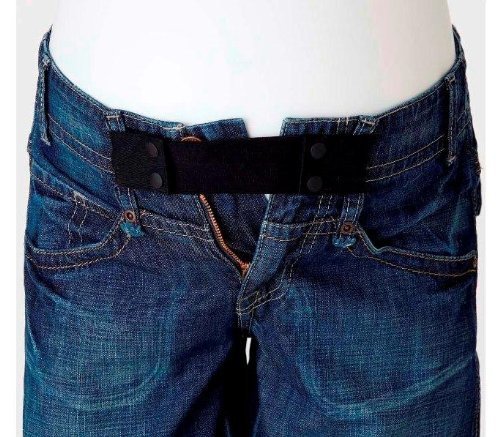 犬印本舗 リラックスアジャスター ブラック CT019,マタニティボトムス,