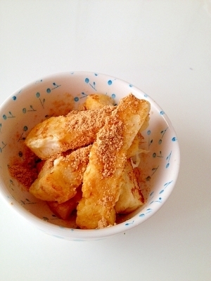 きな粉のスティックフレンチトースト★離乳食,離乳食,ストック,