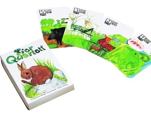 エバマリア・オットーハイドマン カードゲーム カルテット 動物,カードゲーム,人気,小学生