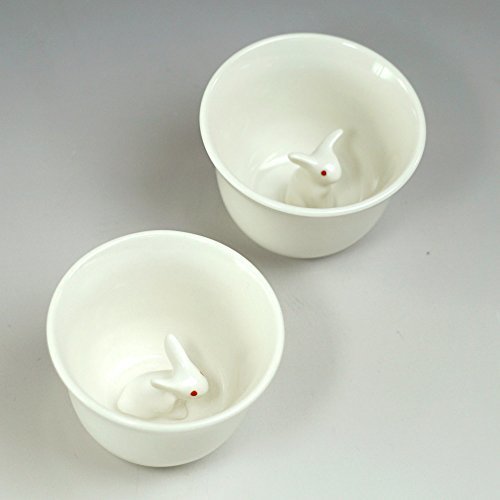 bloom ミニうさぎ ペアおちょこセット 16306,赤ちゃん,コップ練習,方法