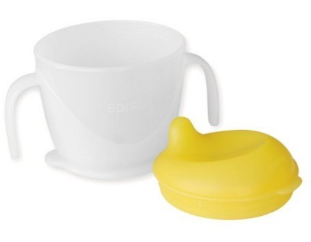 エジソンのベビーコップイエロー,赤ちゃん,コップ練習,方法