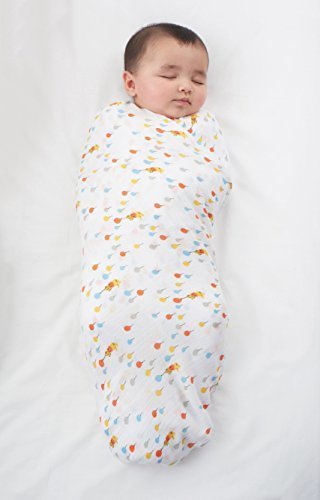 aden by aden + anais (エイデン バイ エイデンアンドアネイ) 【日本正規品】モスリンコットン Disneyスワドル2枚入り graphic winnie ADISN502J,赤ちゃん,出産準備,