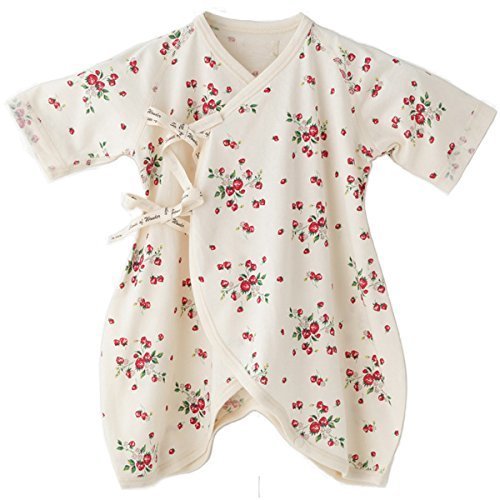 SENSE OF WONDER オーガニックコットン コンビ肌着 野イチゴ,肌着,赤ちゃん,