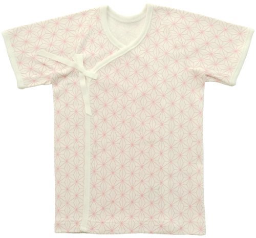 ベビーストーリー スムース 麻葉柄 短肌着 50cm ピンク G22011 日本製,肌着,赤ちゃん,