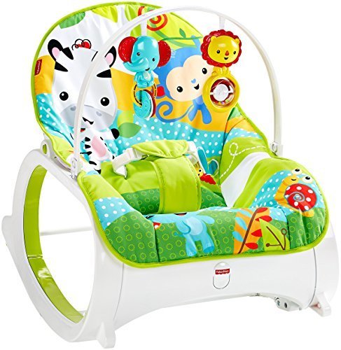 マテル フィッシャープライス インファント・トドラーロッカー(レインフォレスト)(DMR89),出産祝い,家電,