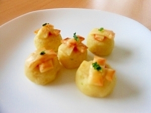 運動会のお弁当にピッタリ！じゃがチーズボール ,お弁当,じゃがいも,