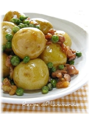 新じゃがいもと鶏肉の含め煮,お弁当,じゃがいも,