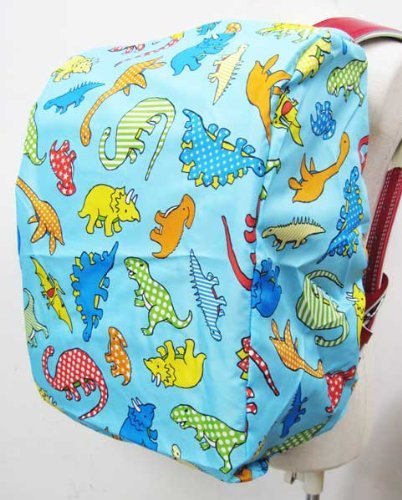 ランドセルカバー ブルー色 恐竜柄 ランドセル レインコート カバー 雨対策 雪 入園 入学 通園 通学 登校 下校 天気 小学校,ランドセルカバー,