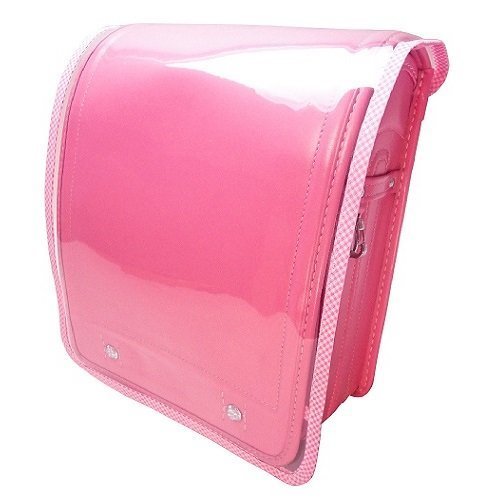 かわだい 透明ランドセルカバー ピンクのチェック,ランドセルカバー,