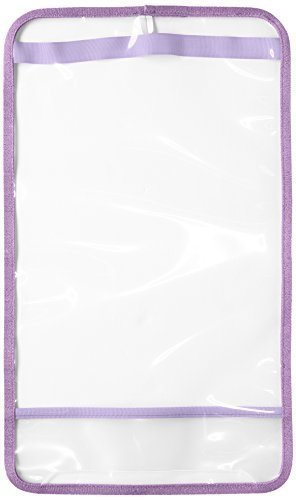 [マモルチャン] Mamoruchan キッズ まもるちゃん キラキラふち透明ランドセルカバー Mサイズ RKL-1700 パープル (パープル),ランドセルカバー,