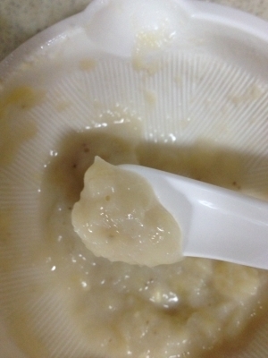 離乳食初期 バナナミルク ,バナナ,離乳食,