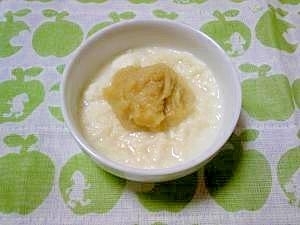 <離乳食初期>バナナパン粥 ,バナナ,離乳食,