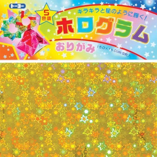 ホログラムおりがみ,折り紙,リボン,