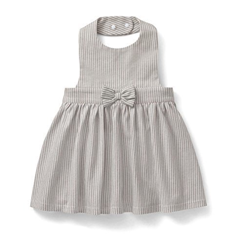 [ベルメゾン] ベビー服 エプロンドレス グレー サイズ：７０～８０,ベビー,エプロン,