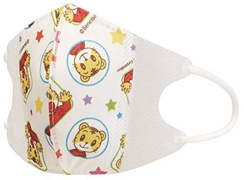 スケーター 三層構造 不織布 立体 マスク 子供用 10枚入 しまじろう ベネッセ MSKS3,子ども　,マスク,